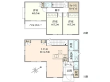 【埼玉県/さいたま市緑区大字三室】さいたま市緑区三室　E号棟 間取り図