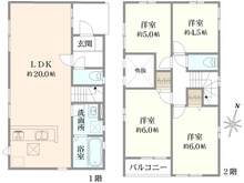 【埼玉県/さいたま市北区宮原町】さいたま市北区宮原町4丁目　3号棟 間取り図