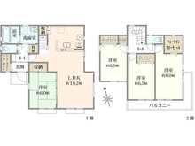 【千葉県/松戸市幸田】松戸市幸田5丁目 中古戸建 間取り図