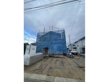 【千葉県/流山市江戸川台東】流山市江戸川台東3丁目／新築戸建 建築中の外観