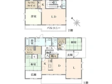 【千葉県/松戸市樋野口】松戸市樋野口／戸建 間取り図
