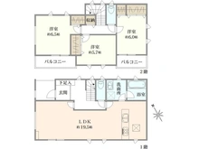 【千葉県/八千代市大和田新田】八千代市大和田新田　中古戸建 間取り図