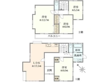 【千葉県/船橋市松が丘】船橋市松が丘3丁目 間取り図