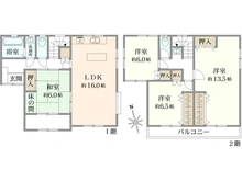 【千葉県/船橋市新高根】船橋市新高根2丁目 間取り図