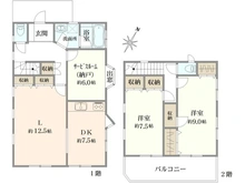 【千葉県/八千代市萱田町】八千代市萱田町　中古戸建 間取り図