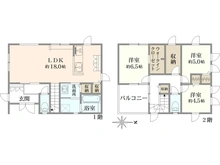 【千葉県/印西市船尾】印西市船尾　中古戸建て 間取り図