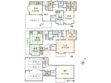 【千葉県/船橋市習志野台】船橋市習志野台6丁目　中古戸建 間取り図