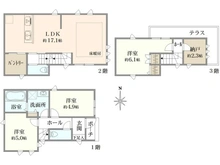 【東京都/大田区大森東】大田区大森東1丁目　新築戸建　C号棟 間取り図