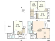 【千葉県/浦安市富士見】浦安市富士見2丁目 新築戸建て 間取り図
