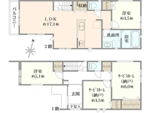 【千葉県/市川市香取】市川市香取1丁目 新築戸建て1号棟 間取り図
