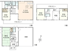 【東京都/葛飾区南水元】葛飾区南水元4丁目戸建て 間取り図