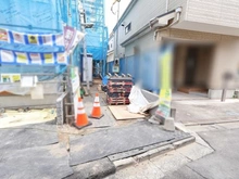 【東京都/江戸川区大杉】江戸川区大杉三丁目　No2 建築中の外観：全2棟／奥側