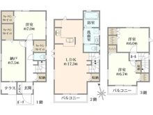 【東京都/江戸川区大杉】江戸川区大杉三丁目　No2 間取り図