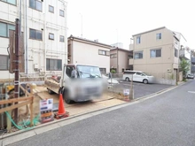 【東京都/江東区大島】江東区大島八丁目　戸建てA号棟 現地（建築前）：全2棟／奥側