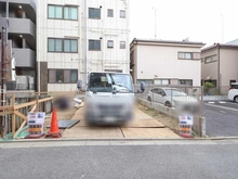 【東京都/江東区大島】江東区大島八丁目　戸建てA号棟 現地（建築前）：全2棟／右側