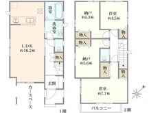 【千葉県/浦安市海楽】浦安市海楽1丁目C号棟 間取り図