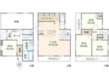 【東京都/江戸川区一之江】江戸川区一之江3丁目　新築戸建 間取り図