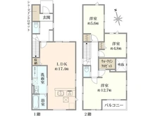 【千葉県/船橋市海神】船橋市海神五丁目2号棟 間取り図