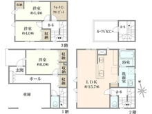 【東京都/葛飾区金町】葛飾区金町5丁目　新築戸建　4号棟 間取り図