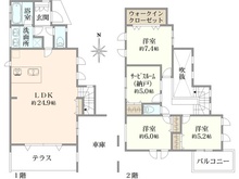 【東京都/世田谷区八幡山】世田谷区八幡山2丁目戸建て 間取り図