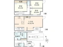 【東京都/江東区東砂】江東区東砂3丁目zero-e　E号棟 間取り図