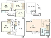 【東京都/豊島区西巣鴨】豊島区西巣鴨1丁目　A号棟 間取り図