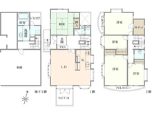 【東京都/豊島区南大塚】豊島区南大塚1丁目中古戸建 間取り図