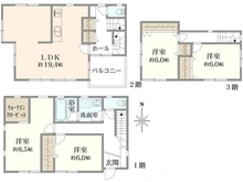 【東京都/板橋区常盤台】板橋区常盤台1丁目　中古戸建 間取り図