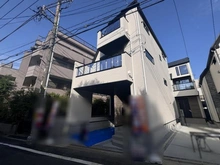 【東京都/板橋区上板橋】板橋区上板橋2丁目新築戸建　1号棟 建築中の外観：全4棟/手前側