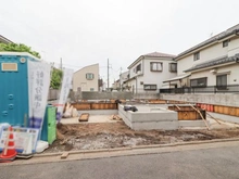 【東京都/練馬区関町東】練馬区関町東一丁目新築戸建 建築中の外観