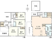 【東京都/練馬区関町東】練馬区関町東一丁目新築戸建 間取り図