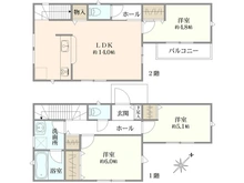 【東京都/練馬区大泉学園町】練馬区大泉学園町第27　全1棟 間取り図