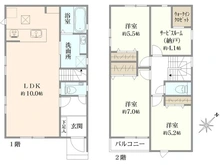 【東京都/豊島区長崎】豊島区長崎6丁目　全1棟 間取り図