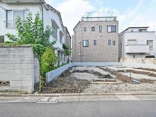 【東京都/北区西ケ原】北区西ヶ原一丁目新築戸建　A号棟　 現地（建築前）：全2棟（左側）