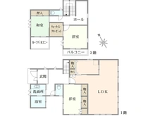 【東京都/練馬区向山】練馬区向山三丁目戸建 間取り図