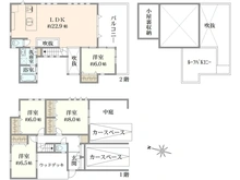 【東京都/練馬区桜台】練馬区桜台5丁目　中古戸建て 間取り図