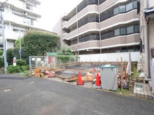 【東京都/豊島区東池袋】豊島区東池袋5丁目　新築戸建 建築中の外観