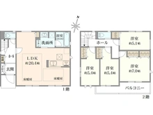 【埼玉県/所沢市北中】レーベンプラッツ小手指 間取り図