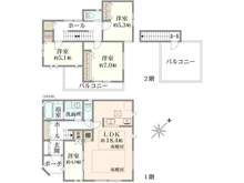 【埼玉県/川越市大字藤間】レーベンプラッツ上福岡II 3号棟 間取り図