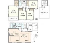 【埼玉県/川越市大字藤間】レーベンプラッツ上福岡II 4号棟 間取り図