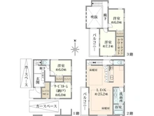 【東京都/板橋区大谷口】板橋区大谷口1丁目　新築戸建A号棟 間取り図