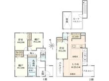 【東京都/墨田区墨田】墨田二丁目 新築戸建 間取り図