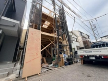 【東京都/足立区鹿浜】足立区鹿浜3丁目新築戸建て 建築中の外観