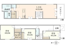 【東京都/杉並区井草】杉並区井草1丁目　A区画 間取り図