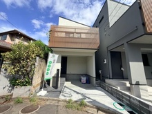 【東京都/世田谷区中町】世田谷区中町3丁目　新築戸建A区画 外観：全2棟/左側、A区画現場