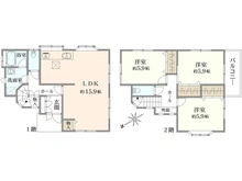 【東京都/町田市小山町】町田市小山町中古戸建 間取り図