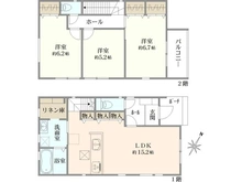 【神奈川県/相模原市南区相南】相模原市南区相南 戸建 間取り図