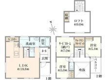 【神奈川県/海老名市杉久保南】新築分譲住宅ハートフルスタイル　B棟 間取り図