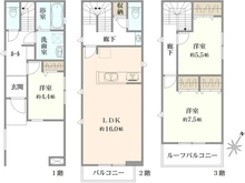【神奈川県/相模原市南区南台】相模原市南区南台3丁目　新築一戸建て 間取り図