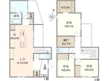 【東京都/町田市金井】町田市金井1丁目　新築戸建 間取り図
